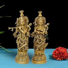 Brass Lord Krishna Idol For Home Decor